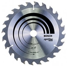 BOSCH OptilineWood pjūklo diskas 190x2,6 mm T24