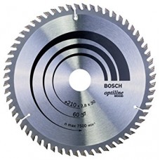 BOSCH OptilineWood pjūklo diskas 210x2,8x30 mm T60