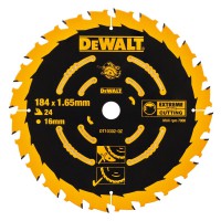 DeWALT pjovimo diskas medienai 184 mm T24