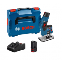 BOSCH GKF 12V-8 frezeris 2x3 Ah L-Boxx