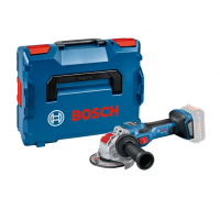 BOSCH GWX 18V-15 SC kampinis šlifuoklis SOLO L-Boxx