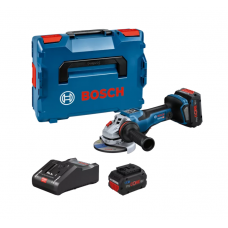 BOSCH  GWS 18V-15 PSC kampinis šlifuoklis 2x8 Ah ProCore L-Boxx