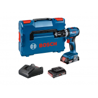 BOSCH GSB 18V-45 smūginis gręžtuvas - suktuvas 2x2 Ah L-Boxx