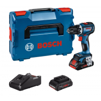 BOSCH GSR 18V-90 C gręžtuvas - suktuvas 2x4 Ah ProCore L-Boxx + GCY42