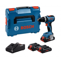 BOSCH GSB 18V-65 smūginis gręžtuvas - suktuvas 2x4 Ah ProCORE L-Boxx