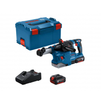 BOSCH GBH 18V-22 + GDE 18V-12 perforatorius 2x4 Ah L-Boxx