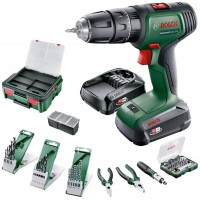 BOSCH UniversalImpact 18V smūginis gręžtuvas - suktuvas 1x1.5/2.5 Ah