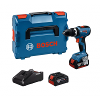 BOSCH GSB 18V-65 smūginis gręžtuvas - suktuvas 2x5 Ah L-Boxx